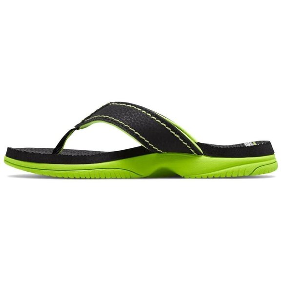 NEW BALANCE Kids Mojo Thong Black/Lime - Picture 5 of 9